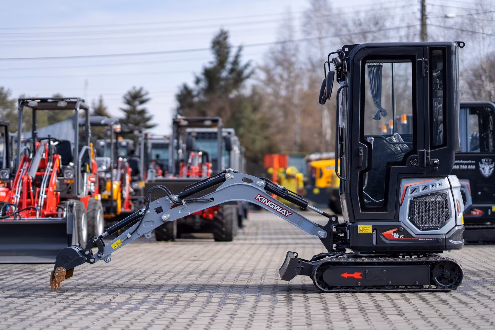 KINGWAY YAMA S15K Laidong Kabine Minibagger Gesamtansicht